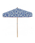 Flora Liberty print parasol with delicate floral pattern, water-resistant fabric, and wooden frame