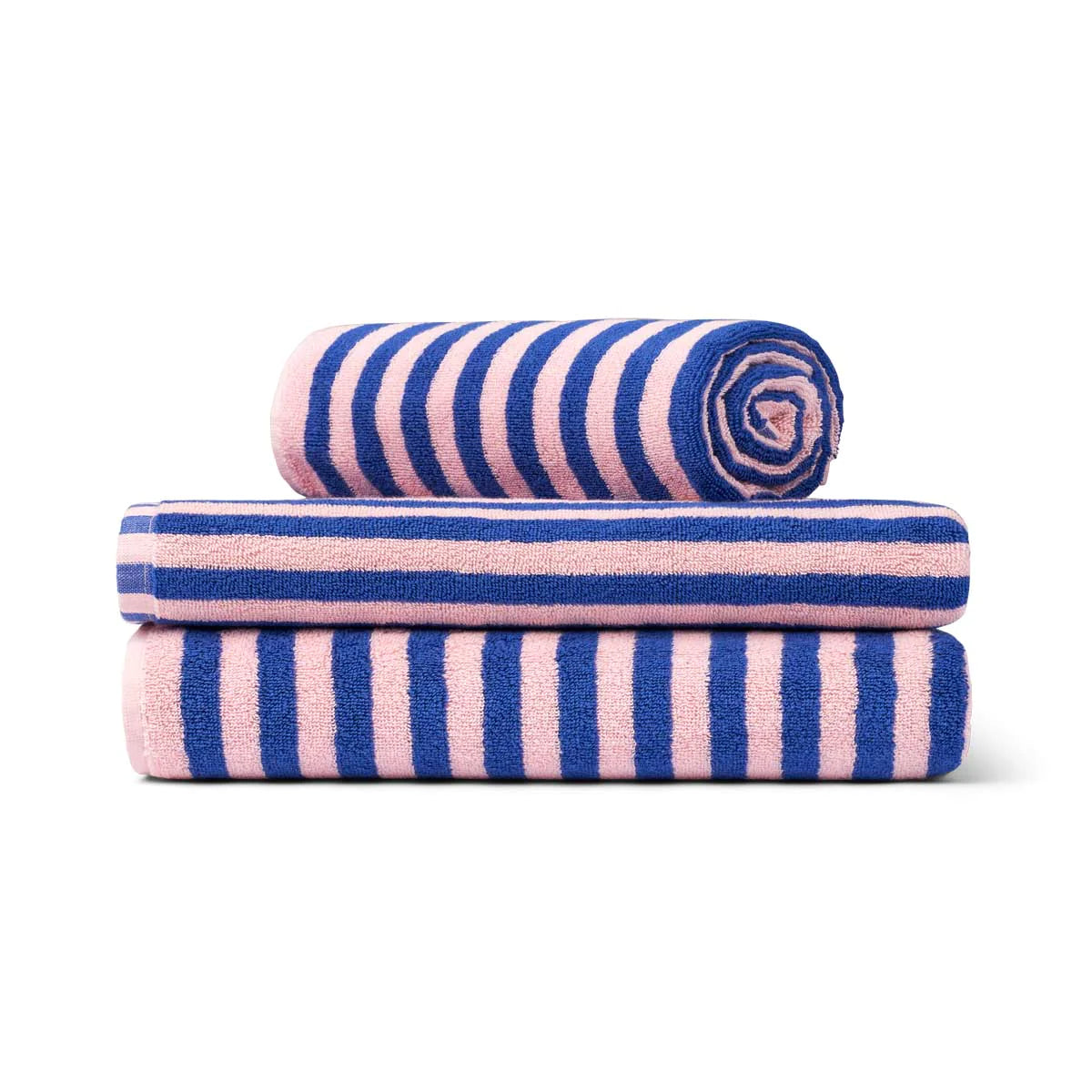 Dazzling Blue & Rose Naram Towel