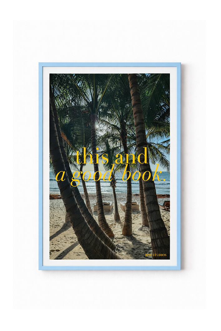 This & A Good Book Print