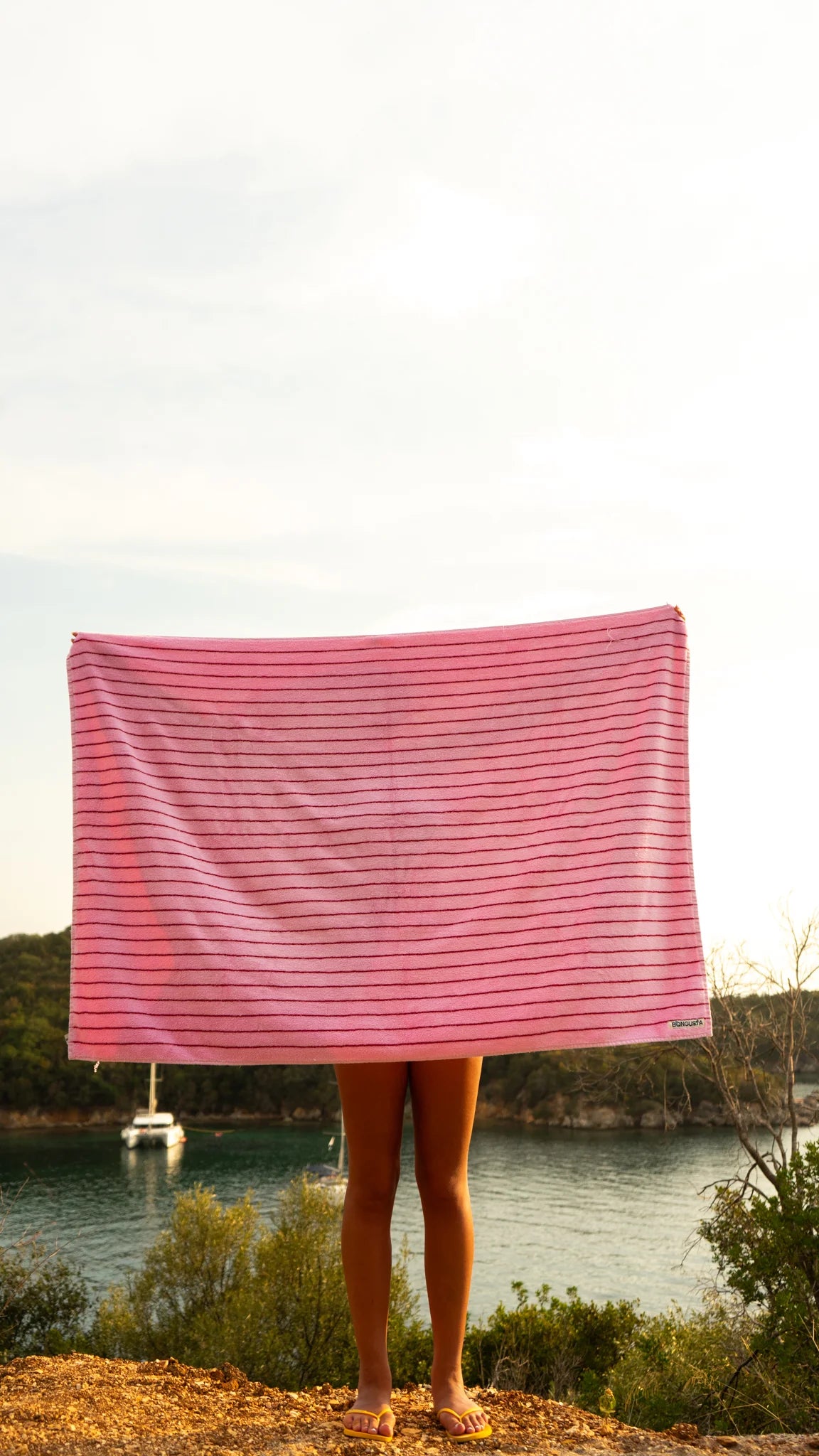 Baby Pink &amp; Ski Patrol Naram Towel