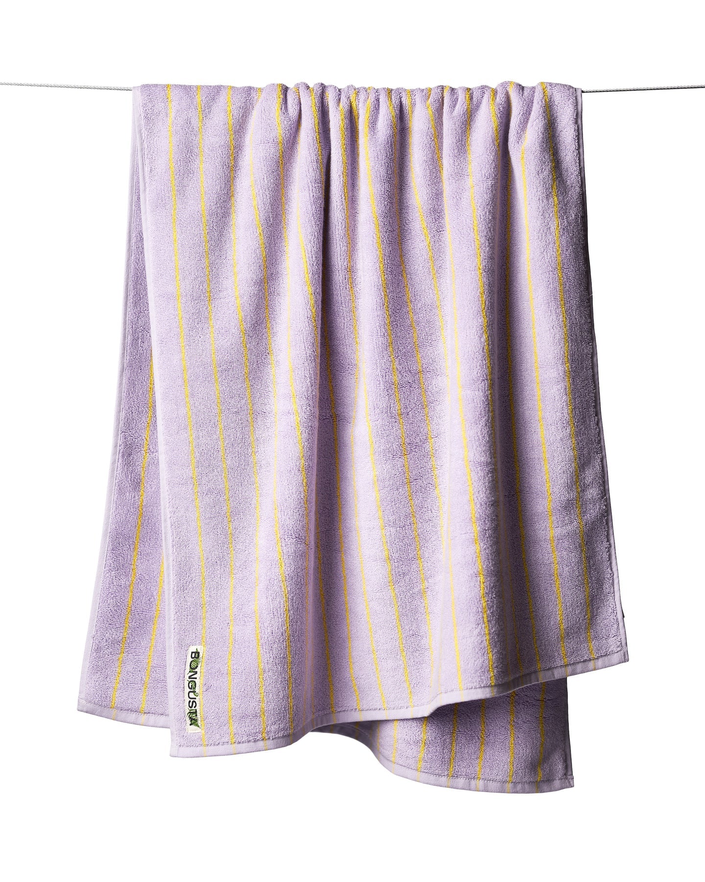 Lilac &amp; Neon Yellow Naram Towel