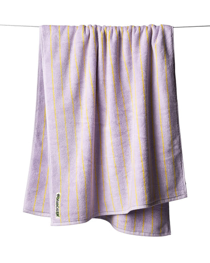 Lilac &amp; Neon Yellow Naram Towel