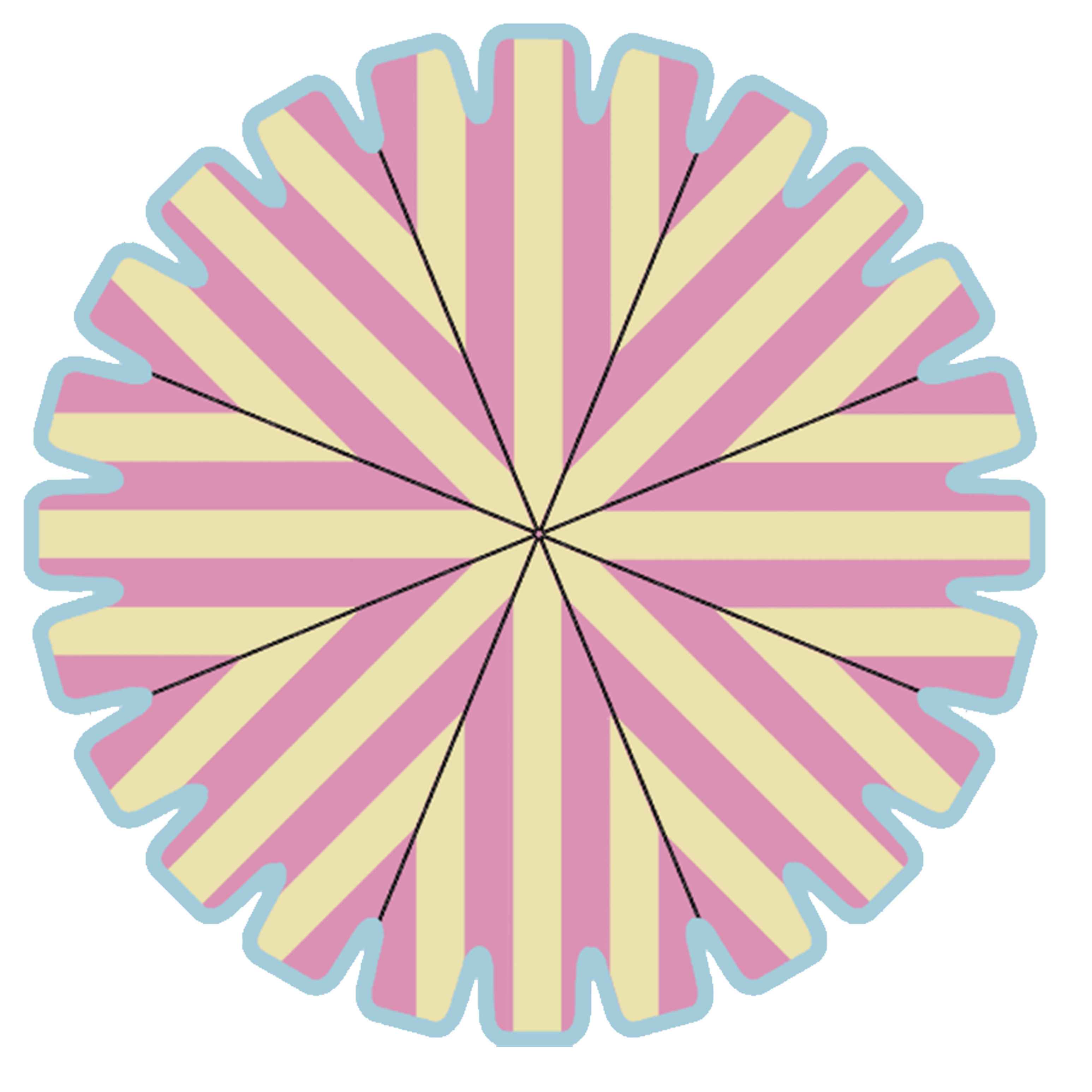 Design Your Own Scallop Parasol