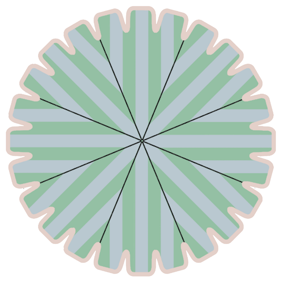 Design Your Own Scallop Parasol