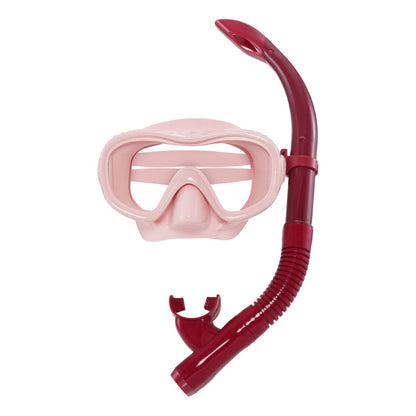 French Rose Ruby Red Snorkel Set