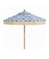 Floral Liberty print garden parasol with fringe
